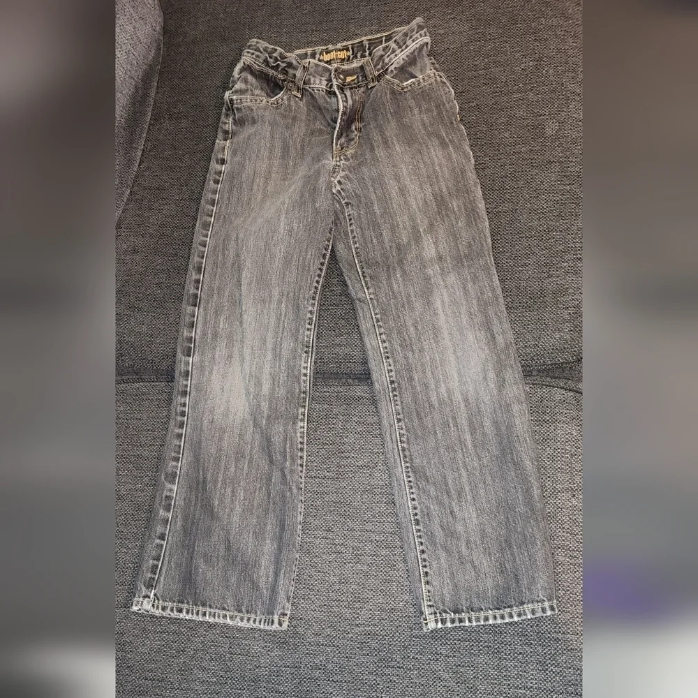 Boys 12 slim Old Navy Faded Black Bootcut Jeans